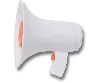 Jibbitz Megaphone In White