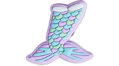 Jibbitz Mermaid Tail In Purple