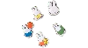 Jibbitz Miffy 5 Pack In Multi