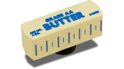 Jibbitz Mini 3d Butter In Neutral