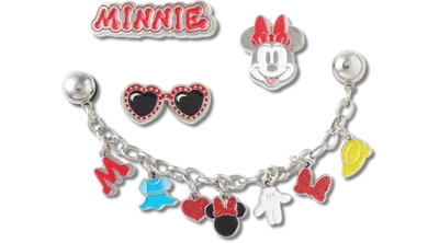 Jibbitz Minnie Mouse 5 Pack In Multi