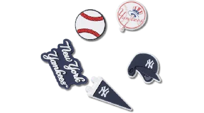 Jibbitz Mlb New York Yankees 5pck In Multi