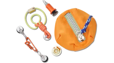 Jibbitz Moto Mechanic 5 Pack In Orange