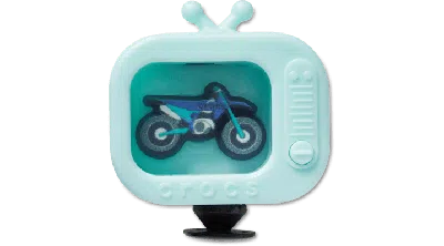 Jibbitz Motorcycle Tv Flashlight In Gray