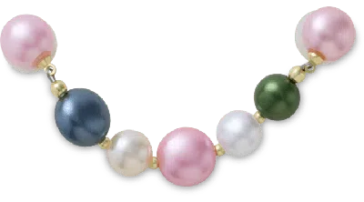 Jibbitz Multi Colored Pearl Chain