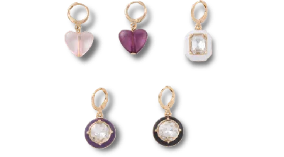 Jibbitz Multi Gem Shoe Charm 5pk