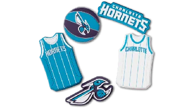 Jibbitz Nba Charlotte Hornets 5 Pack