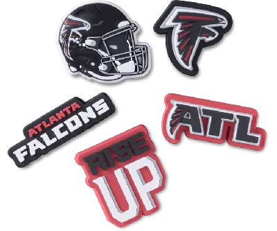 Jibbitz Nfl Atlanta Falcons 5 Pack