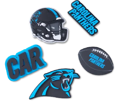 Jibbitz Nfl Carolina Panthers 5 Pack