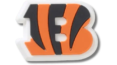 Jibbitz Nfl Cincinnati Bengals Logo In Orange