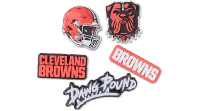 Jibbitz Nfl Cleveland Browns 5 Pack