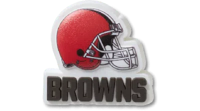 Jibbitz Nfl Cleveland Browns Logo In Red