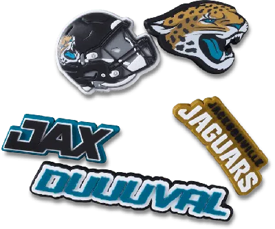 Jibbitz Nfl Jacksonville Jaguars 5 Pack