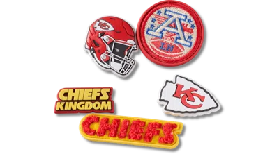 Jibbitz Nfl Kansas City Chiefs 5 Pack In Red