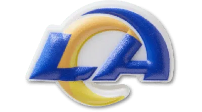 Jibbitz Nfl Los Angeles Rams Logo In Blue