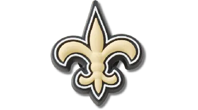 Jibbitz Nfl New Orleans Saints Logo In Yellow