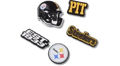 Jibbitz Nfl Pittsburgh Steelers 5 Pack