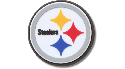 Jibbitz Nfl Pittsburgh Steelers Logo In White