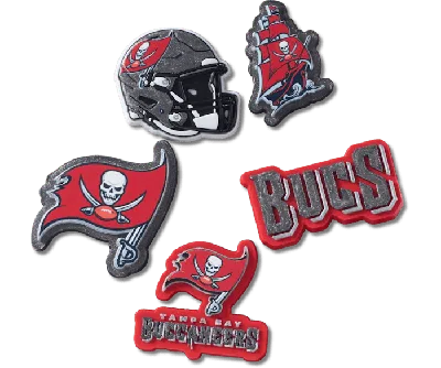 Jibbitz Nfl Tampa Bay Buccaneers 5 Pack