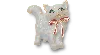 Jibbitz Nostalgic Holiday Kitten In White