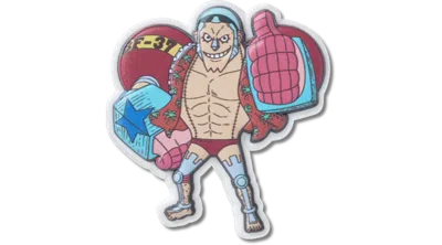 Jibbitz One Piece Franky In Pattern