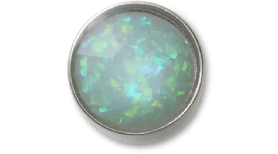 Jibbitz Opal Circle Gem