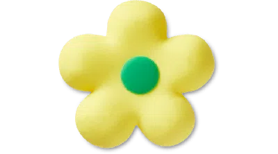 Jibbitz Orange Retro Flower