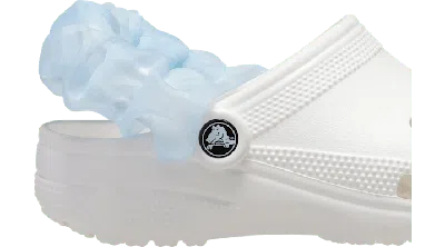 Jibbitz Organza Backstrap Cover Scrunchie 2 Pack In Blue