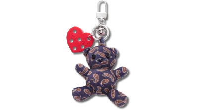 Jibbitz Paisley Bear Bag Charm In Multi