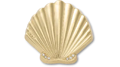 Jibbitz Pave Seashell In Gold