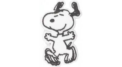 Jibbitz Peanuts® Snoopy® In Black