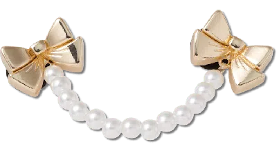 Jibbitz Pearl And Bow Chain