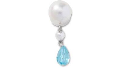 Jibbitz Pearl And Gem Dangle In White