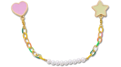 Jibbitz Pearl And Rainbow Bag Chain