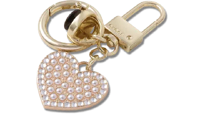 Jibbitz Pearl Heart Bag Charm