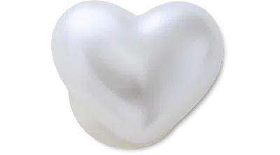 Jibbitz Pearl Heart In White
