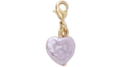 Jibbitz Pearl Shaped Pink Heart