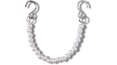 Jibbitz Pearl Strap Chain In Neutral