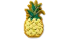Jibbitz Perfect Pineapple In Yellow
