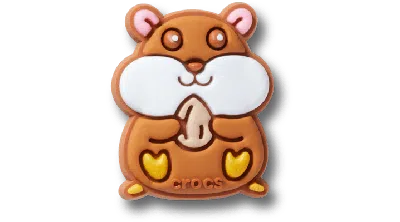 Jibbitz Pet Gerbil In Brown