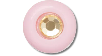 Jibbitz Pink And Yellow Acrylic Gem