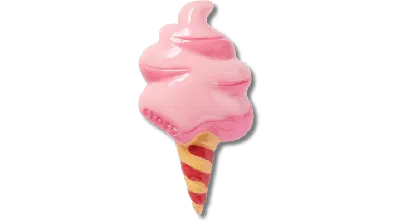 Jibbitz Pink Cotton Candy In Multi