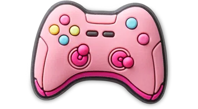 Jibbitz Pink Gaming Controller