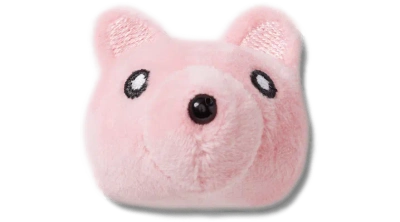 Jibbitz Pink Plush Teddy Face