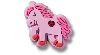 Jibbitz Pink Pony With Heart