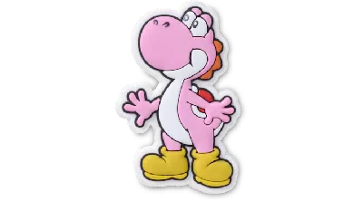 Jibbitz Pink Yoshi In Multi