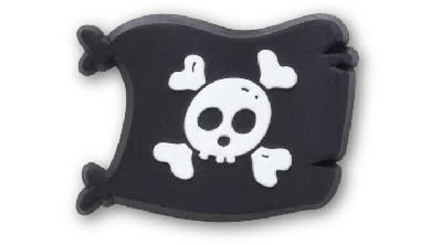 Jibbitz Pirate Flag And Skull In Blue