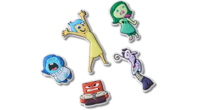 Jibbitz Pixar Inside Out 5 Pack In Multi