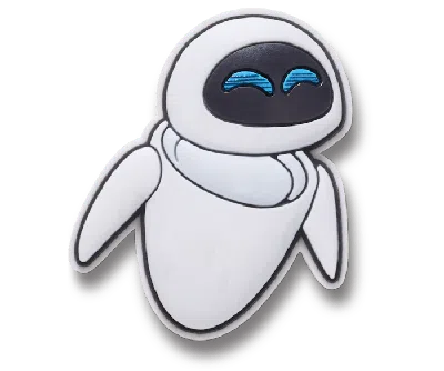 Jibbitz Pixar Wall-e Eve In White