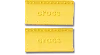 Jibbitz Plow 2 Pack In Gold